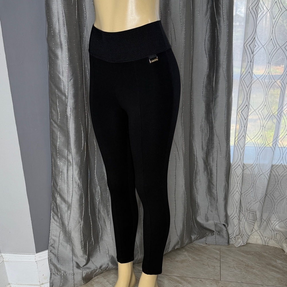 Calvin Klein Women’s Black High-Waist Ponte Leggings Sz S